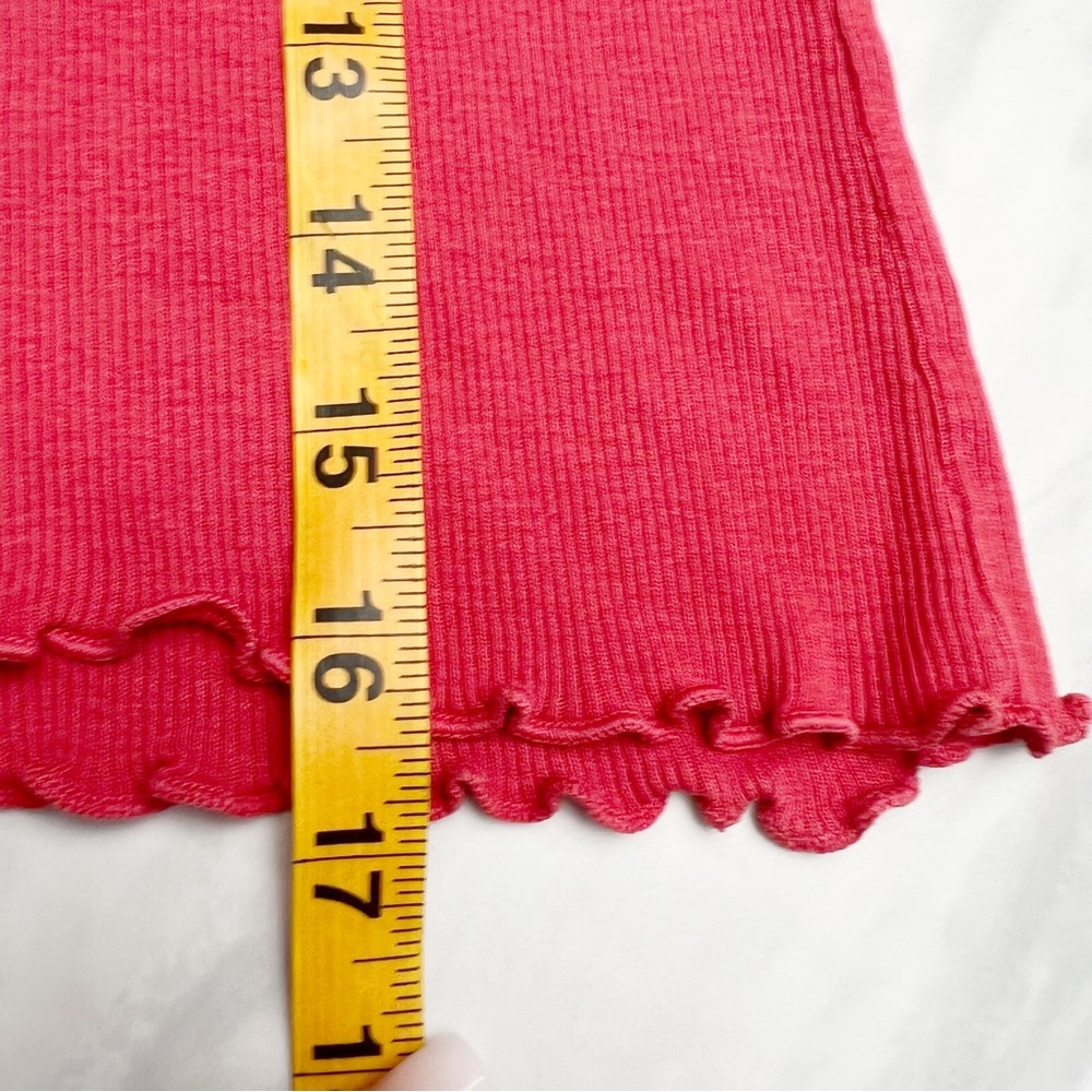 J. Galt Red Ribbed Crop OS - Picture 5 of 5